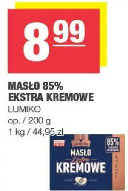 Spar Masło ekstra kremowe 85% Lumiko oferta