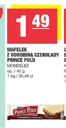 Spar Wafelek z odrobina czekolady Prince Polo Mondelez oferta