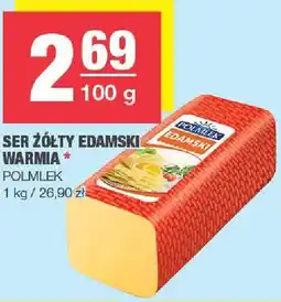 Spar Ser żółty edamski Warmia Polmlek oferta