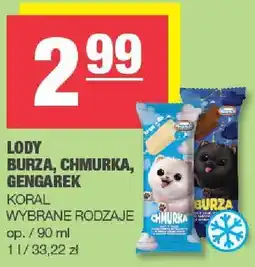 Spar Lody Burza, Chmurka, Generałek KORAL oferta