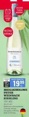 Biedronka BEZALKOHOLOWE PETER WEINBACH RIESLING oferta