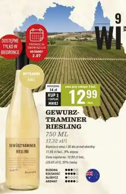 Biedronka GEWURZ-TRAMINER RIESLING oferta