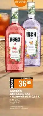 Biedronka ZESTAW GIN LUBUSKI + SCHWEPPES 0,85 L oferta