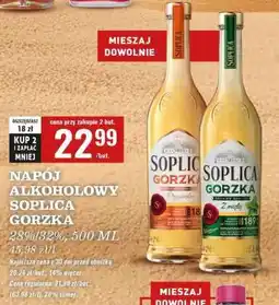 Biedronka NAPÓJ ALKOHOLOWY SOPLICA GORZKA oferta