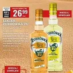 Biedronka LIKIER ŻUBRÓWKA ŻU oferta