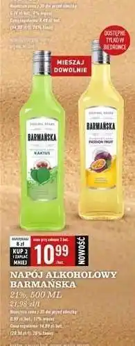 Biedronka NAPÓJ ALKOHOLOWY BARMAŃSKA oferta