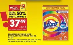 Biedronka PROSZEK DO PRANIA VIZIR DO KOLORÓW, 70 PRAŃ, 3,85 KG oferta