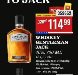 Biedronka Whiskey Gentleman Jack oferta
