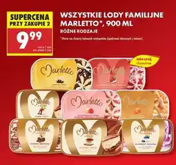 Biedronka WSZYSTKIE LODY FAMILIJNE MARLETTO, 900 ML oferta