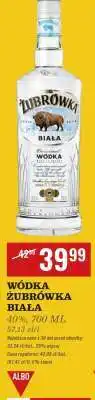 Biedronka Wódka Żubrówka Biała oferta
