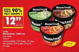 Biedronka Lody Manhattan, 1400 ml oferta