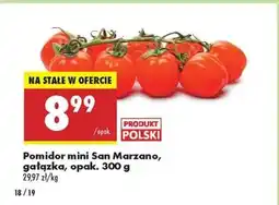 Biedronka Pomidor mini San Marzano, gałązka, opak. 300 g oferta