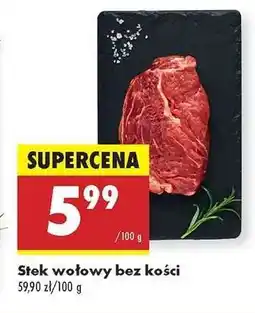 Biedronka Stek wołowy bez kości oferta