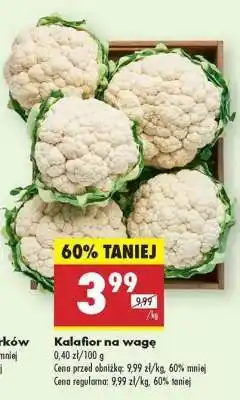 Biedronka Kalafior na wagę oferta