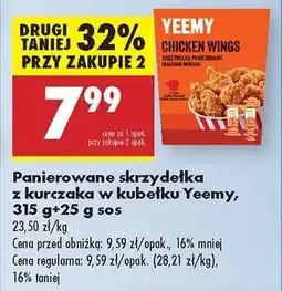 Biedronka YEEMY CHICKEN WINGS oferta