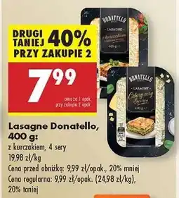Biedronka Lasagne Donatello, 400 g oferta