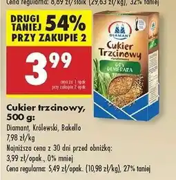Biedronka CUKIER TRZCINOWY 500 G oferta