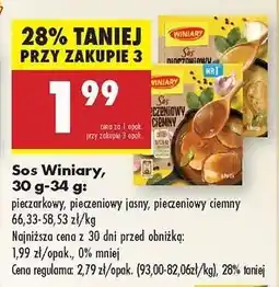 Biedronka Sos Winiary, 30 g - 34 g oferta