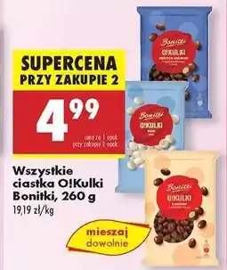 Biedronka Wszystkie ciastka O!Kulki Bonitki, 260 g oferta