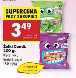 Biedronka Żelki Candi, 200 g oferta