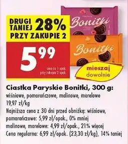 Biedronka Ciastka Paryskie Bonitki, 300 g oferta