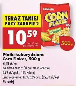 Biedronka Płatki kukurydziane Corn Flakes , 500 g oferta