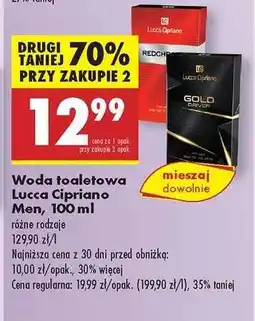 Biedronka Woda toaletowa Lucca Cipriano Men , 100 ml oferta