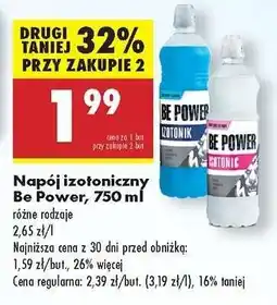 Biedronka Napój izotoniczny Be Power 750 ml oferta