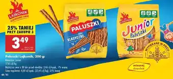 Biedronka Paluszki Lajkonik, 200 g oferta