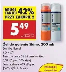 Biedronka Żel do golenia Skino, 200 ml oferta