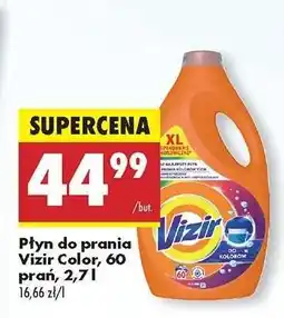 Biedronka Płyn do prania Vizir Color, 60 prań, 2,7 l oferta