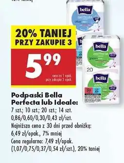 Biedronka Podpaski Bella Perfecta lub Ideale oferta