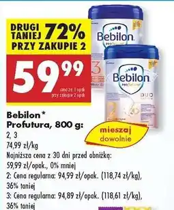 Biedronka Bebilon Profutura 800 g oferta