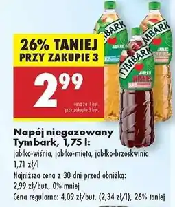 Biedronka Napój niegazowany Tymbark 1,75 l oferta