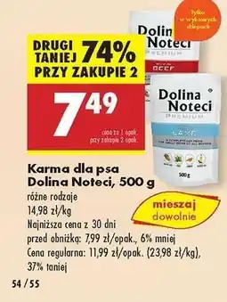 Biedronka Karma dla psa Dolina Noteci, 500 g oferta