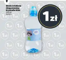 Netto Woda źródlana niegazowana Krystalia Kids oferta