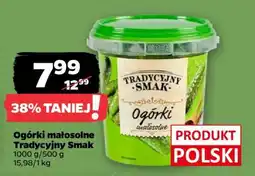 Netto Ogórki małosolne Tradycyjny Smak oferta