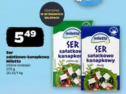 Netto Ser sałatkowo-kanapkowy Miletto oferta
