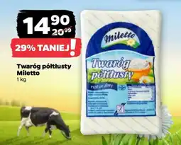 Netto Twaróg półtłusty Miletto oferta