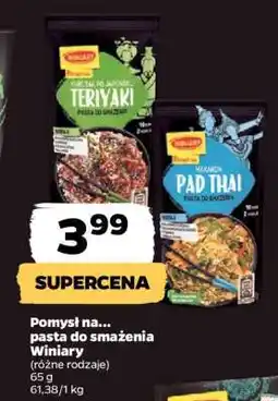 Netto Pomysł na pasta do smażenia Winiary oferta