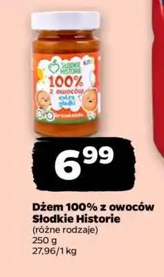Netto Dżem 100% z owoców Słodkie Historie oferta