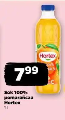 Netto Sok 100% pomarańcza Hortex oferta