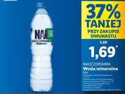 Lidl NAŁĘCZOWIANKA Woda mineralna oferta