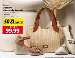 Lidl Wittchen Espadryle lub sandały damskie oferta