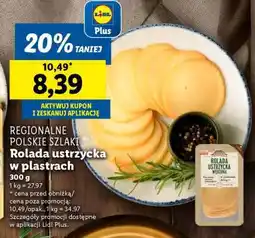 Lidl Rolada ustrzycka w plastrach oferta