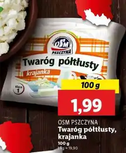 Lidl OSM PSZCZYNA Twaróg półtłusty, krajanka oferta