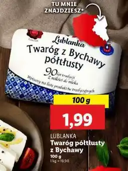 Lidl Lublanka Twaróg półtłusty z Bychawy oferta