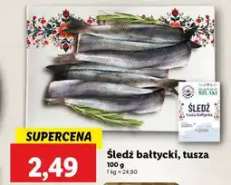 Lidl Śledź bałtycki, tusza oferta