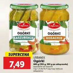 Lidl URBANEK Ogórki oferta