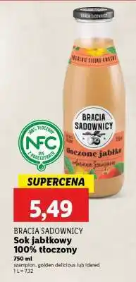 Lidl BRACIA SADOWNICY Sok jabłkowy 100% tłoczony oferta